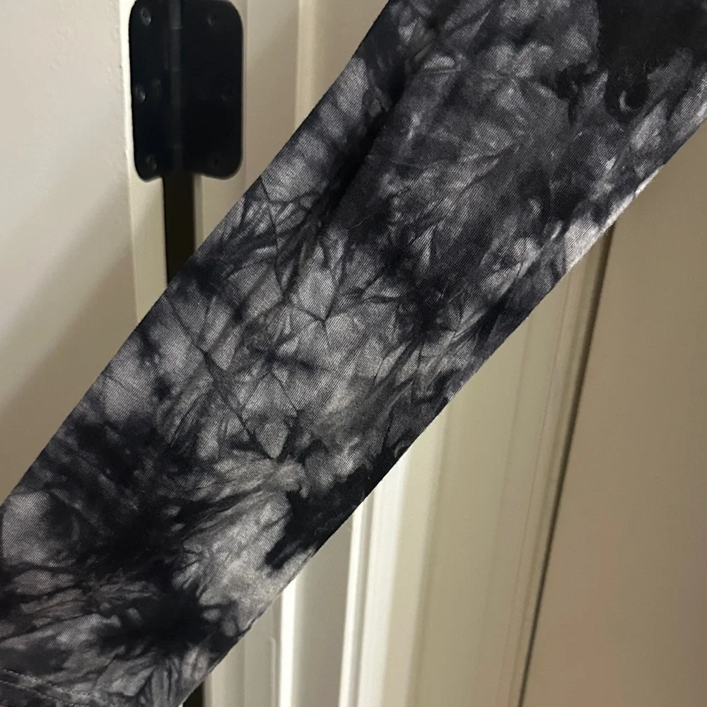 DJT Black & Gray Tie-Dye Open Front Cardigan - Picture 2 of 4